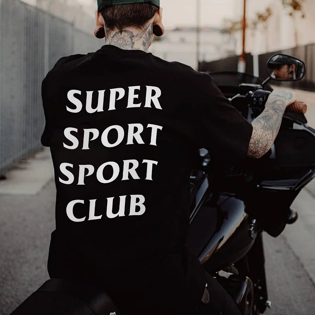 SUPER SPORT SPORT CLUB Print T-Shirt