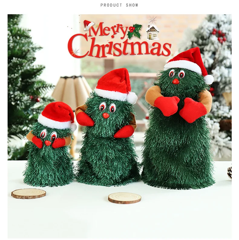 Dancing Christmas Tree Family