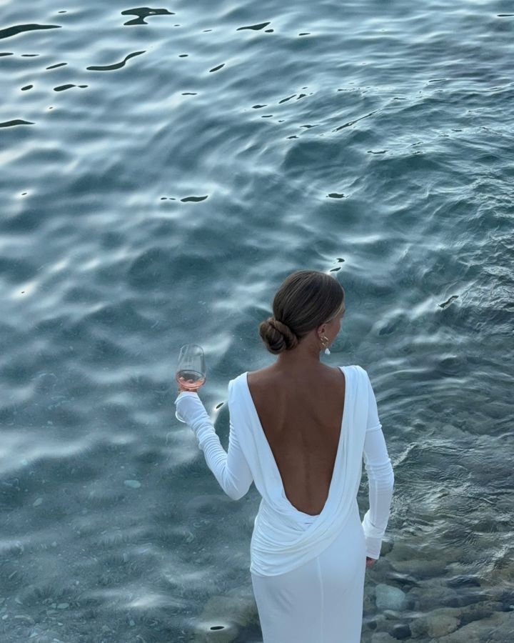 Elegant Long Sleeve Bodycon Party Club Evening Dress Women Sexy Backless SlimVestido Fashion Autumn/Winter New 2024