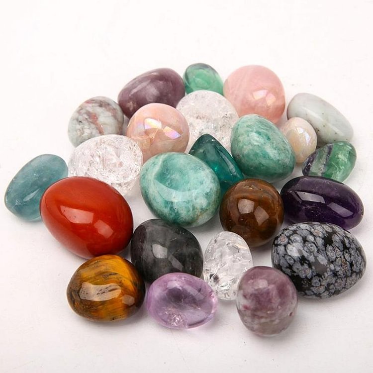 0.1kg Mixed Crystal bulk tumbled stone