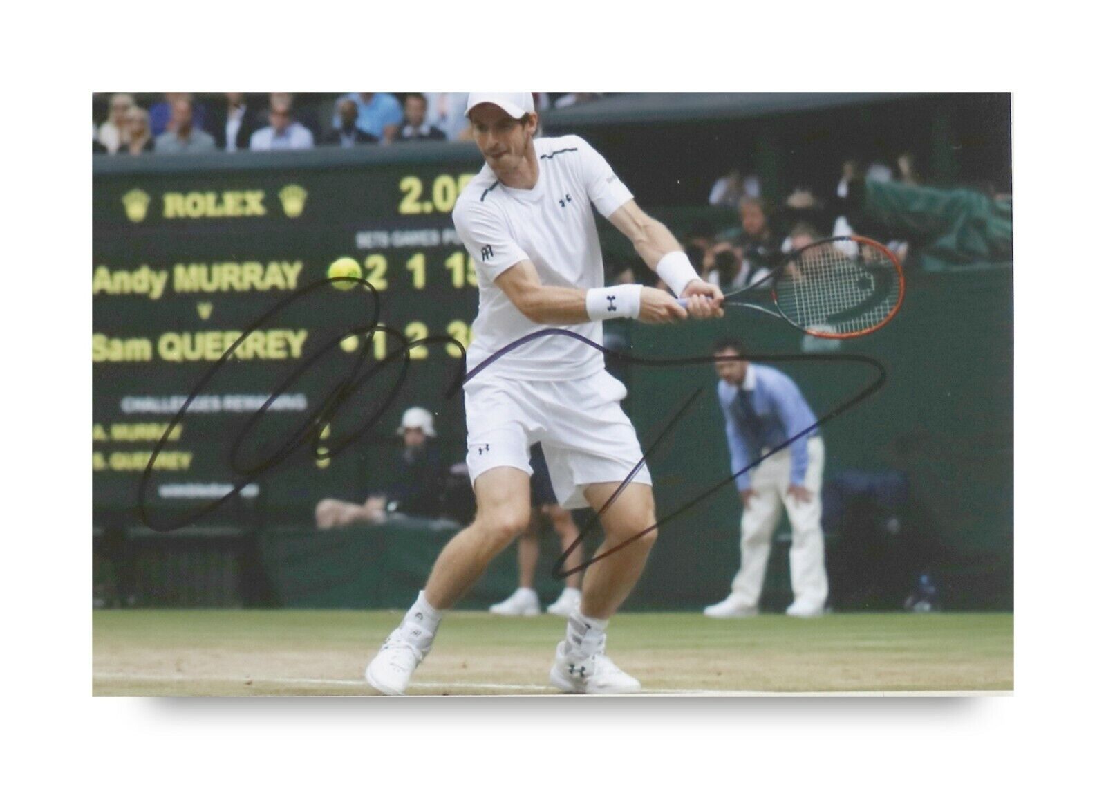 Sir Andy Murray Signed 6x4 Photo Poster painting Tennis Champion ATP Grand Slam Autograph + COA