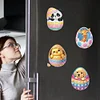 (US Only)Easter Eggs Theme DIY Diamond Painting Fridge Magnets Kit for Art Crafts Gift