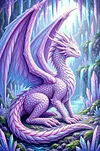 Luxury AB Velvet Diamond Painting Kit - Dragon