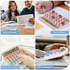 Office voice-controlled large commercial calculator with cute mechanical large buttons