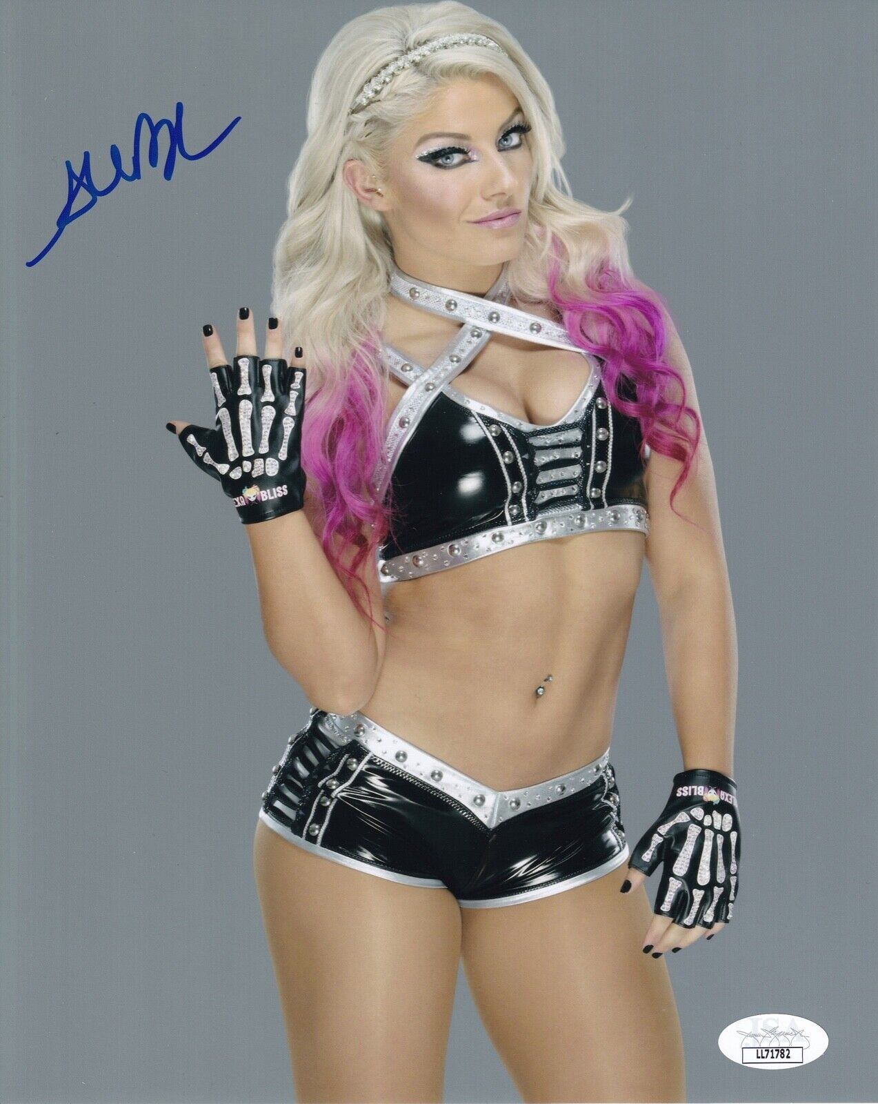 Alexa Bliss Signed Autographed Auto 8x10 Photo Poster painting The Goddess WWE JSA COA