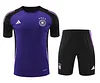 2024 Germany pre-match training Purple Shirt+Shorts 1:1 Thai Quality