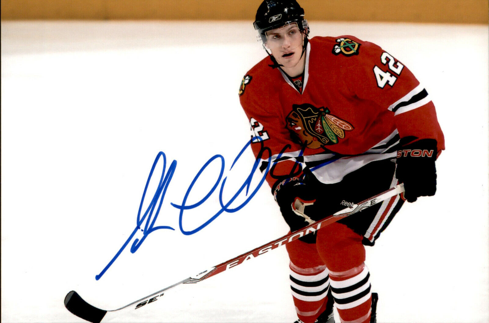 Shawn Lalonde SIGNED 4x6 Photo Poster painting CHICAGO BLACKHAWKS