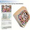 Acrylic Napkin Holder Diamond Painting Kit for Home Table Decoration (Owl)