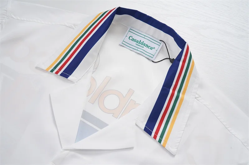 Casablanca 2023SS New Product Silk Short Sleeve Shirt