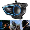 Motorcycle Helmet BT Headset Motorcycle Headphones Compatible with All Helmets
