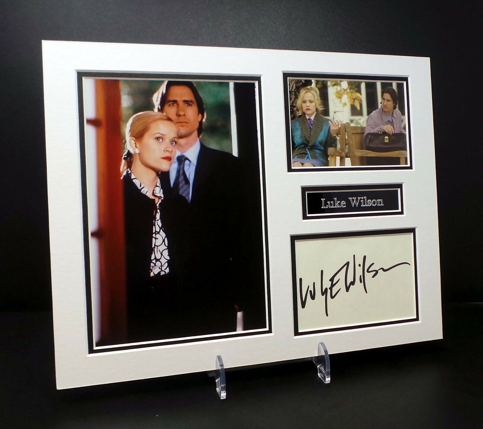 Luke WILSON Signed Mounted Photo Poster painting Display AFTAL RD COA Legally Blonde Actor
