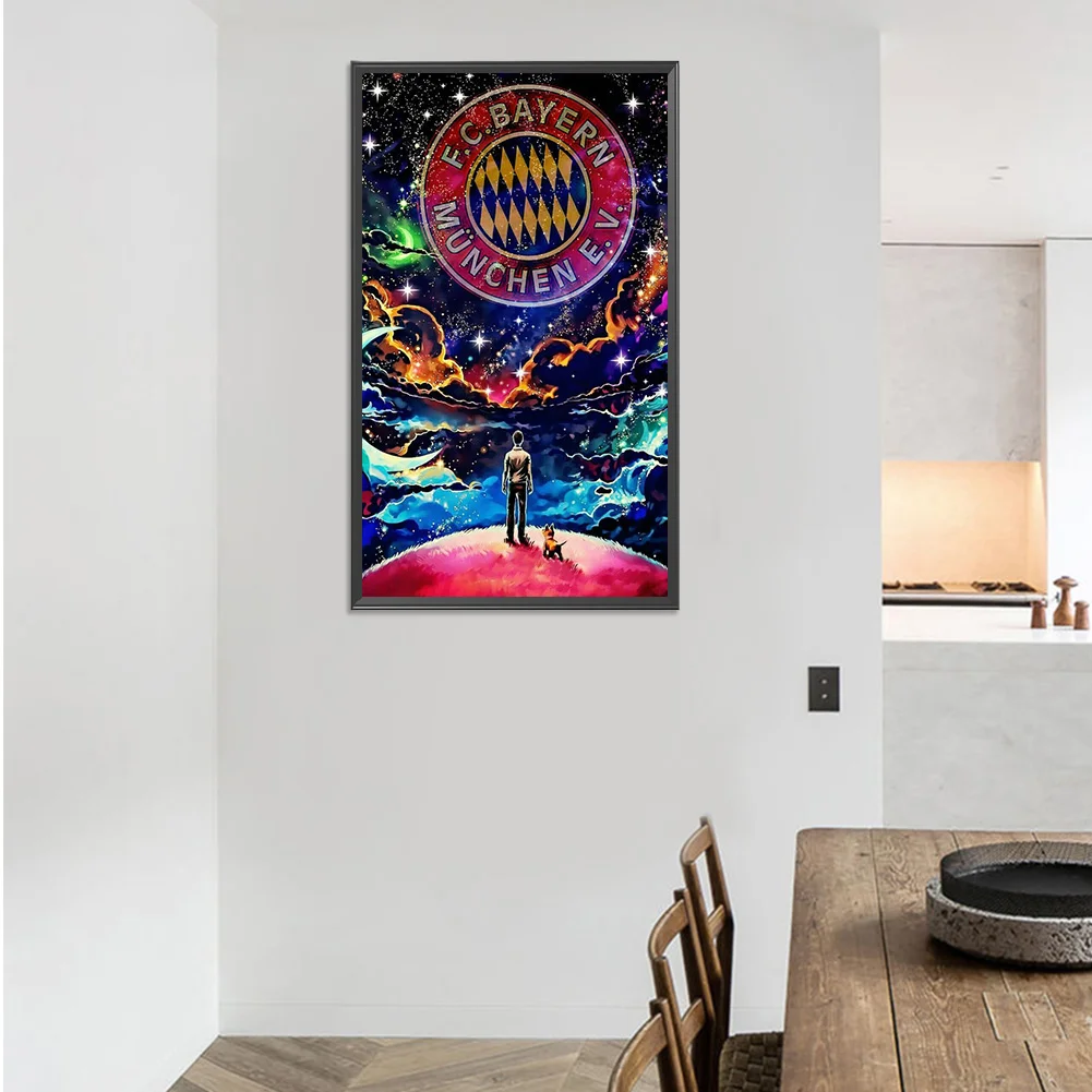 Diamond Painting - Full Round Drill - Bayern Munich Team(30*50cm)