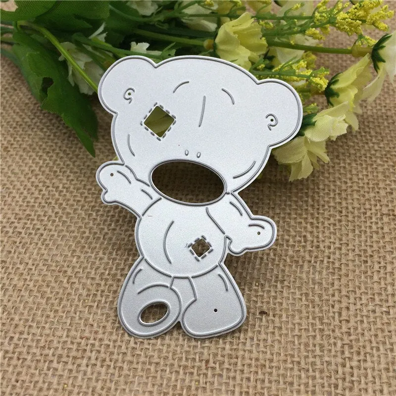 Bear Metal Cutting Dies for DIY Scrapbooking/Card Making/Kids Fun Decoration Supplies