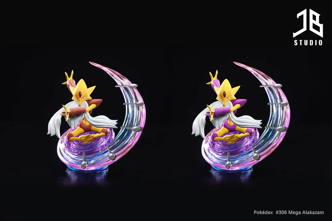 1/20 Scale World Zukan Mega Alakazam - Pokemon Resin Statue - JB