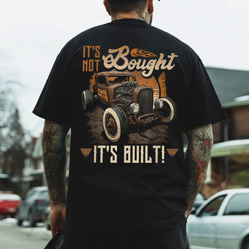 IT'S NOT BOUGHT Classic Car Print Men's T-shirt