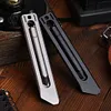Premium Titanium Retractable Graphite EDC Bookmark Pen