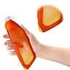 680ml Cycling Aerodynamic Water Bottle Bracket Set Large Capacity Bicycle Wind-Breaking Bottle  Proof Riding Water Kettle Frame Set For Outdoor Cycling Quick Hydration