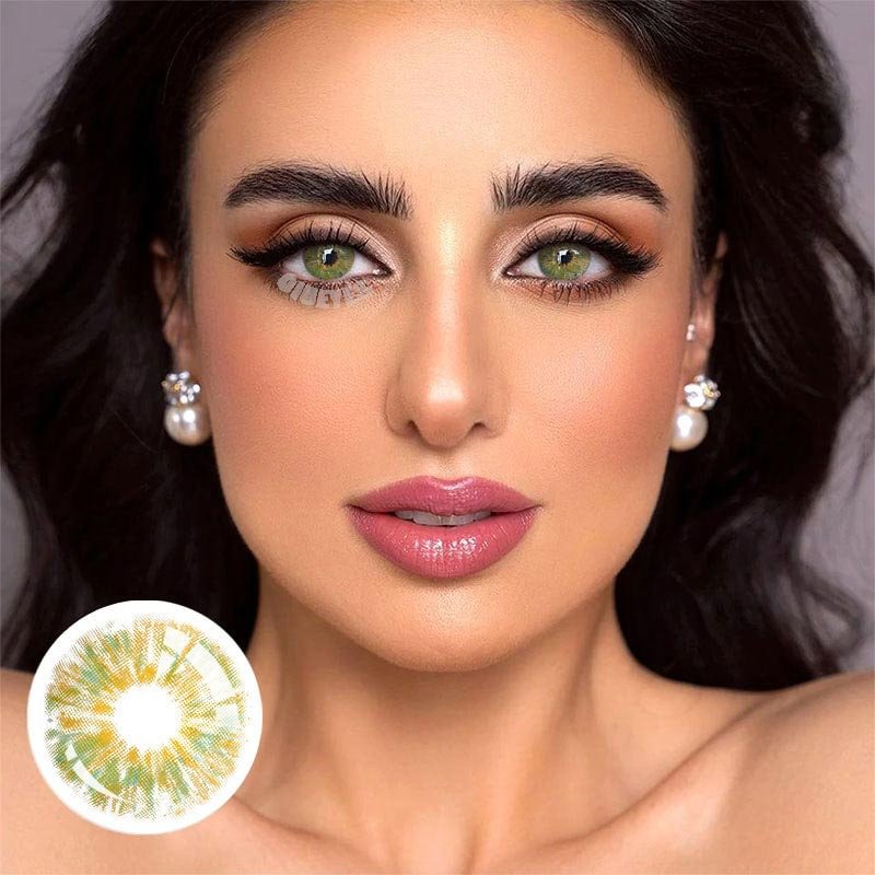 Monet Green Colored Contact Lenses Yearly