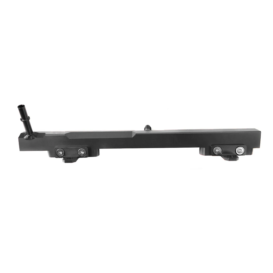 Alloyworks Billet Aluminum Fuel Rail fit Jeep Wrangler Cherokee 2.5L Liter 4 Cylinder Black