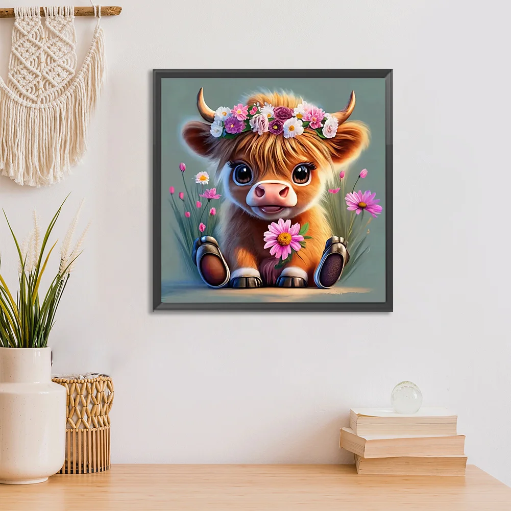 Diamond Painting - Full Round Drill - Flower Yak(Canvas|30*30cm)