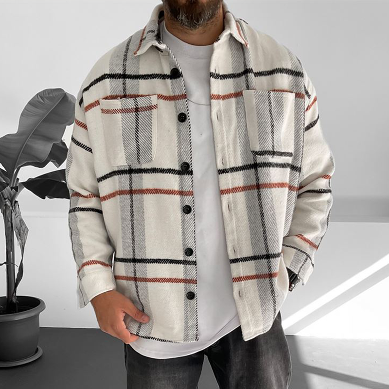 Casual Fashion Warm Check Jacket