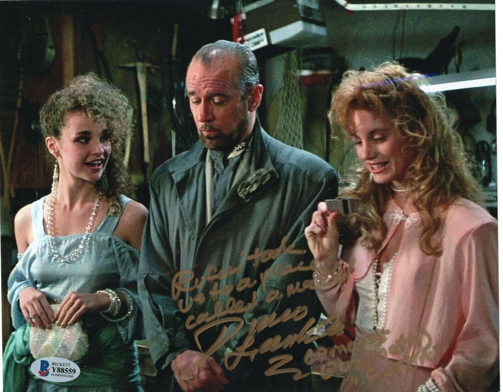 Diane Franklin Signed Bill & Ted's Adventure 8x10 Photo Poster painting w/Beckett COA Y88559