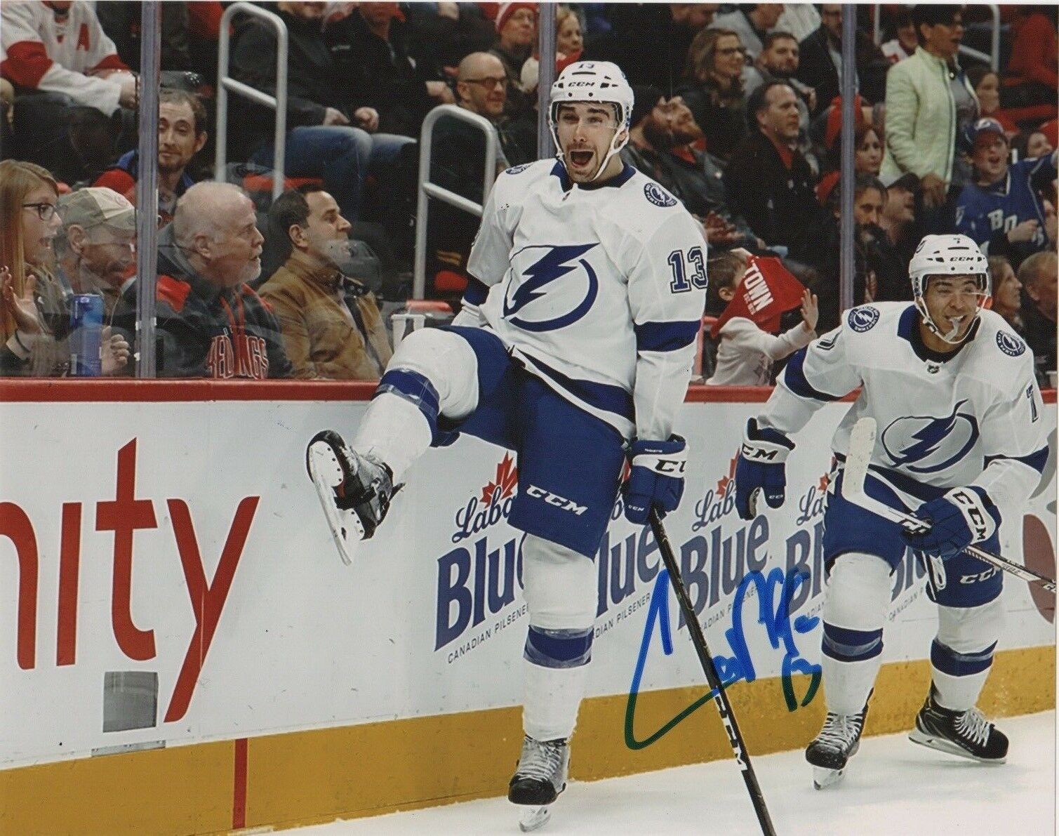 Tampa Bay Lightning Cedric Paquette Signed Autographed 8x10 Photo Poster painting COA #1