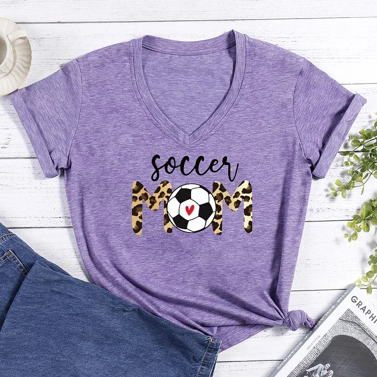 football V-neck T Shirt-Annaletters