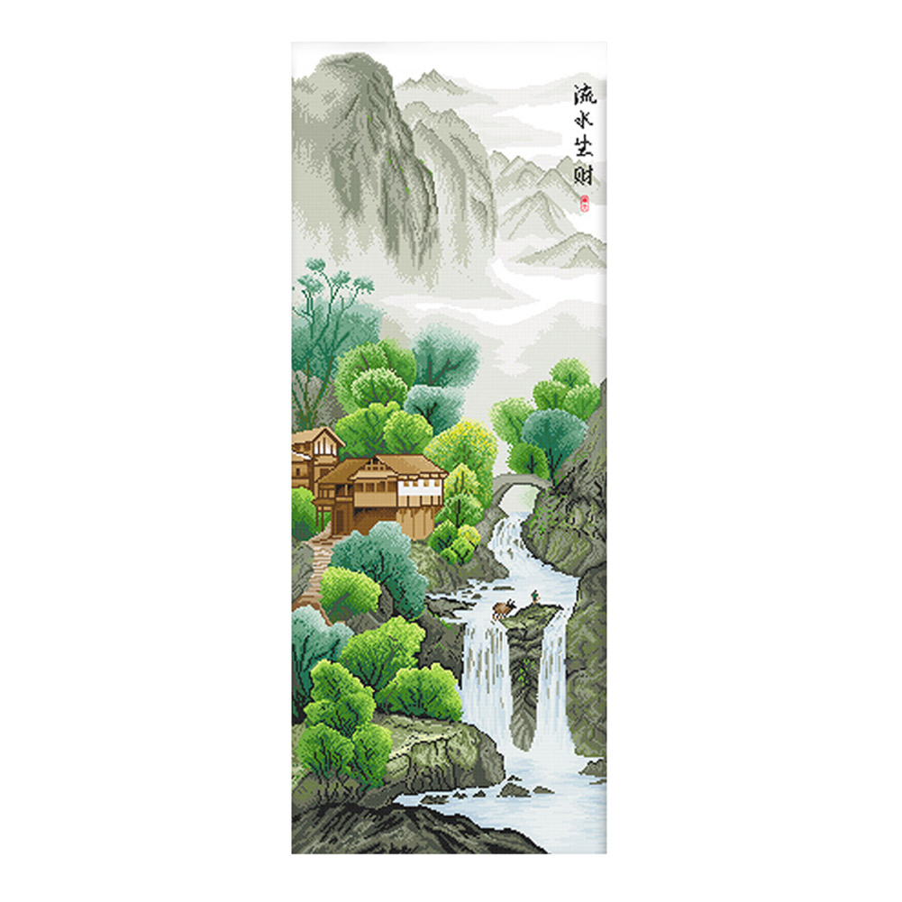 

Summer - 11CT Stamped Cross Stitch - 115*50CM, 501 Original