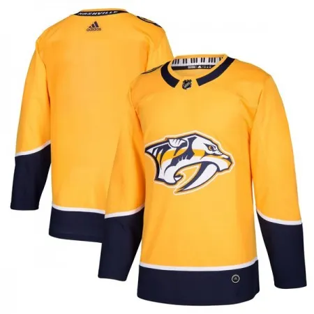Men's  Nashiville Predators Yellow Stitched NHL Jersey