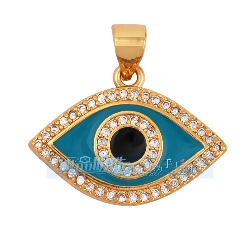 1 Piece Copper Devil’s Eye Pendant Jewelry Accessories