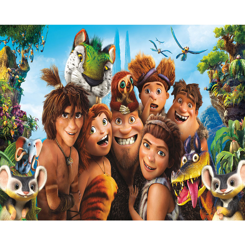 

The Croods - Round Drill Diamond Painting - 40*30CM, 501 Original