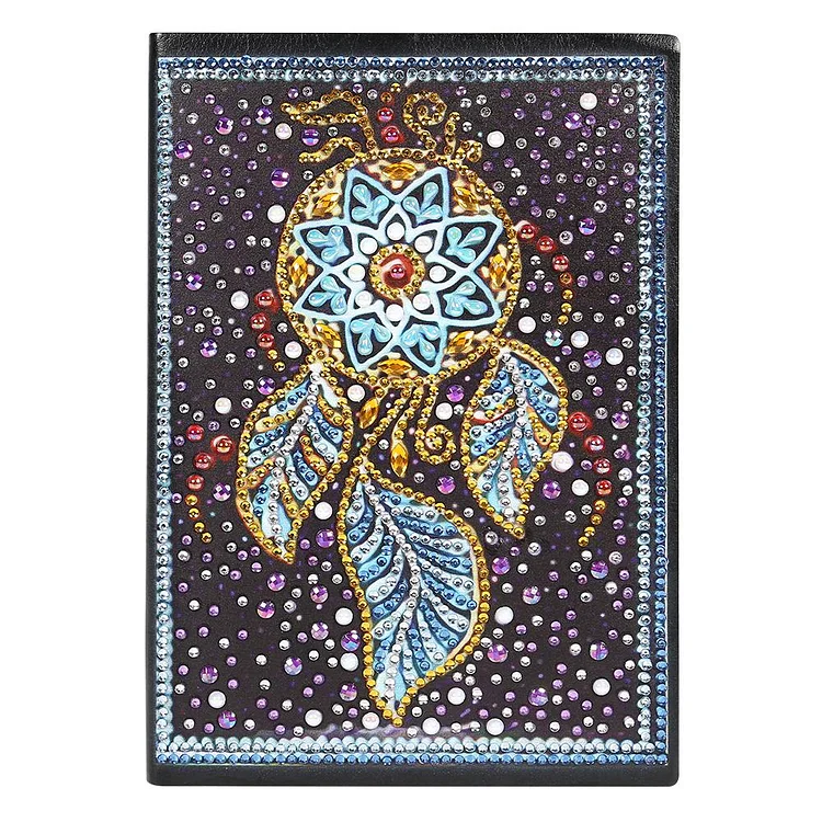 DIY Dream Catcher Special Shaped Diamond Painting 60 Sheets A5 Notebook