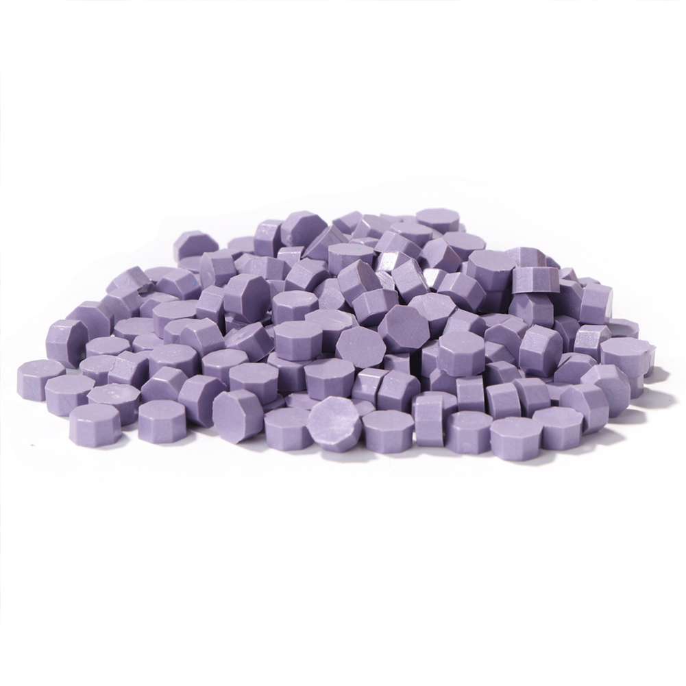 

100pcs Octagon Sealing Wax Beads Wisteria - Wax Seal Stamp, 501 Original