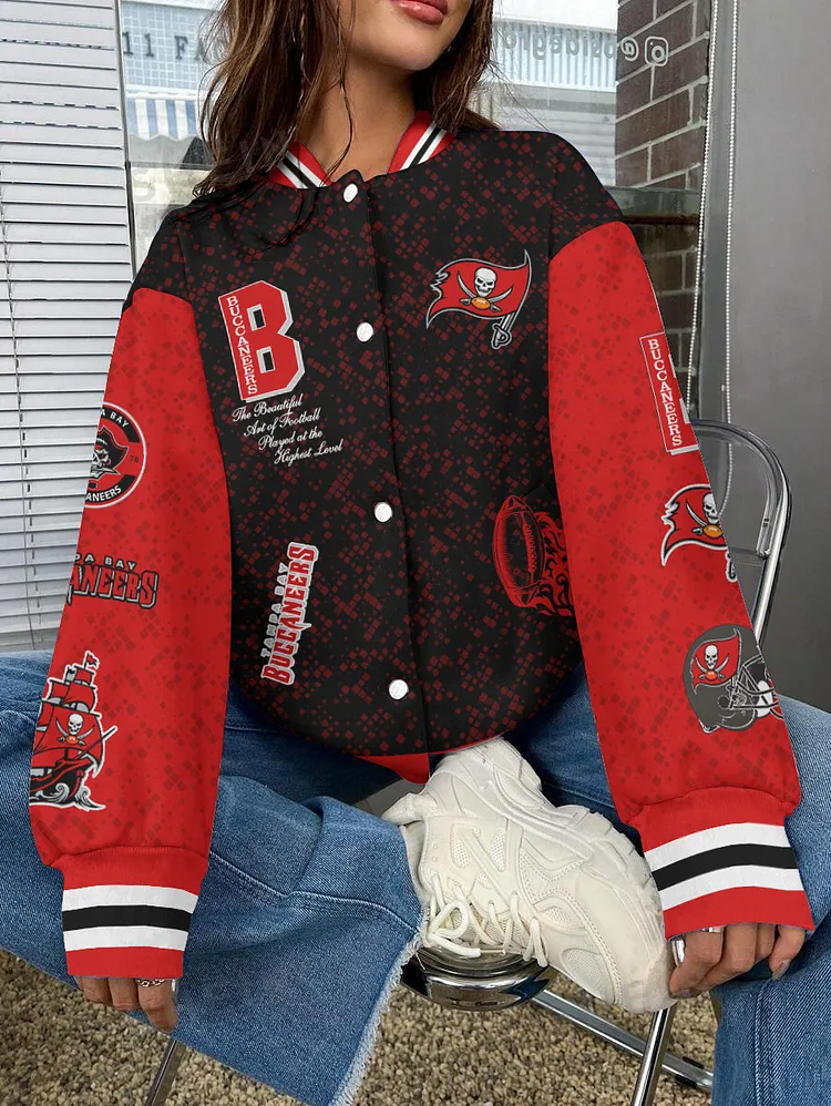 Tampa Bay Buccaneers  National Football League 2024 Make Your Mark Unisex Varsity Jacket