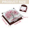 Wooden DIY Cherry Blossom Tree Diamond Painting Kit Note Box with 160 Papers