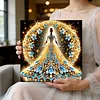 (Pre-Framed)Diamond Painting-DIY Crystal Rhinestone Back View Girl(25x25cm)
