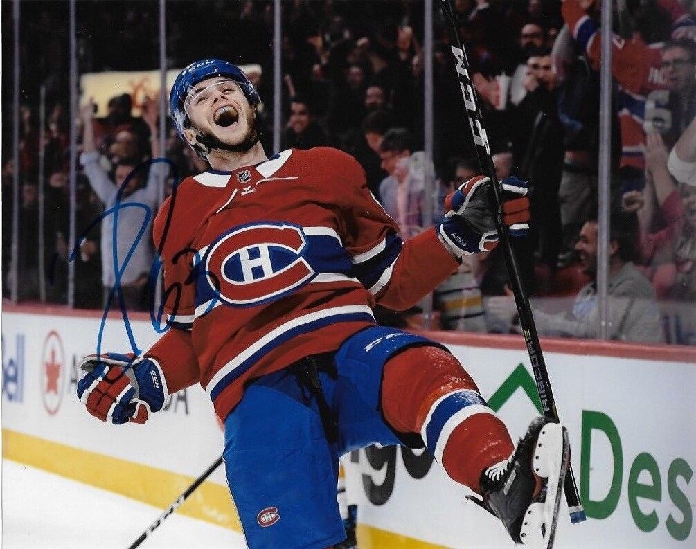 Montreal Canadiens Matthew Peca Signed Autographed 8x10 NHL Photo Poster painting COA #2