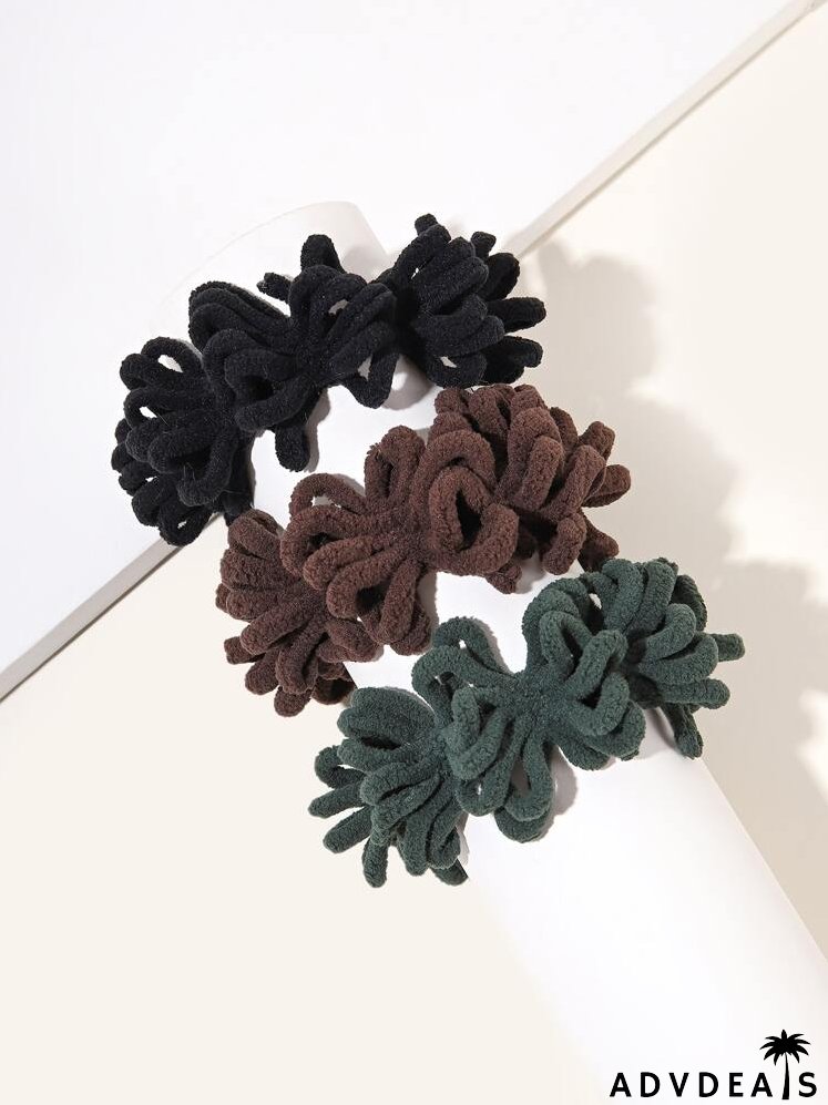 3pcs Solid Hair Tie