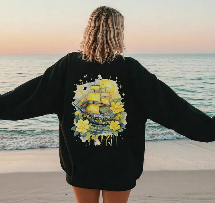 Ateez Golden Hour Part. 3 Lemon Drop Pirate Sweatshirt
