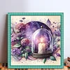 Candle-11CT Stamped Cross Stitch 45*45cm/17.72*17.72in