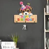 Holz alles Gute zum Geburtstag Hund - 5d DIY Handwerk Wandhaken