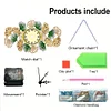 DIY Diamond Painting Special Shaped Art Clock Kits(Flower)