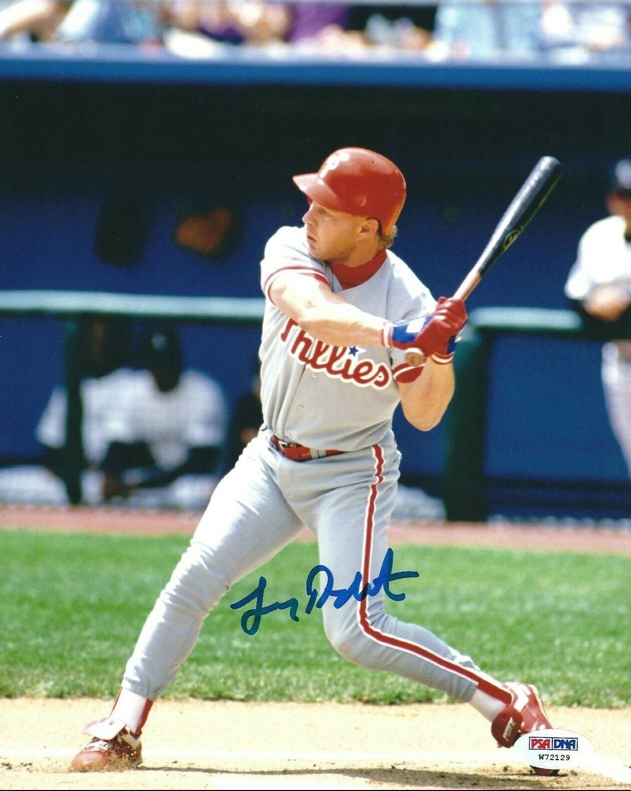 Lenny Dykstra Signed 8x10 Photo Poster painting PSA W72129