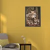 Diamond Painting -DIY Round Drill Parent Wolf