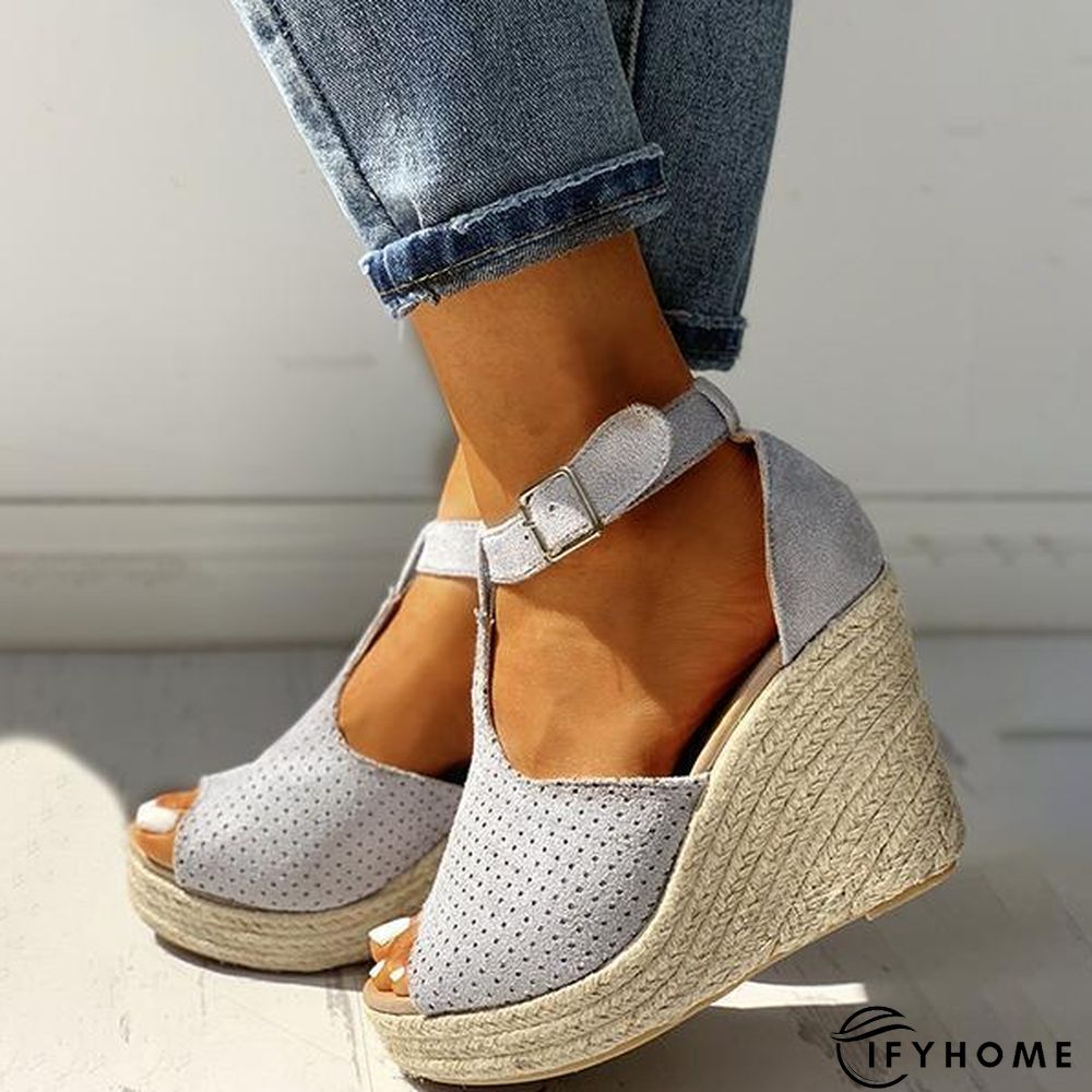 Women Summer Fish Mouth Wedge Sandals | IFYHOME