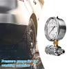 Stainless Steel Pressure Washer Pressure Gauge 6000PSI/40MPa 3/8in Fitting