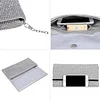 Clutch Damen Handtasche Strass Abendtasche mit Kette Modisch Umh&auml;ngetasche Schultertasche f&uuml;r Hochzeit Disco Cocktailparty Abendparty Tanzparty Geburtstag