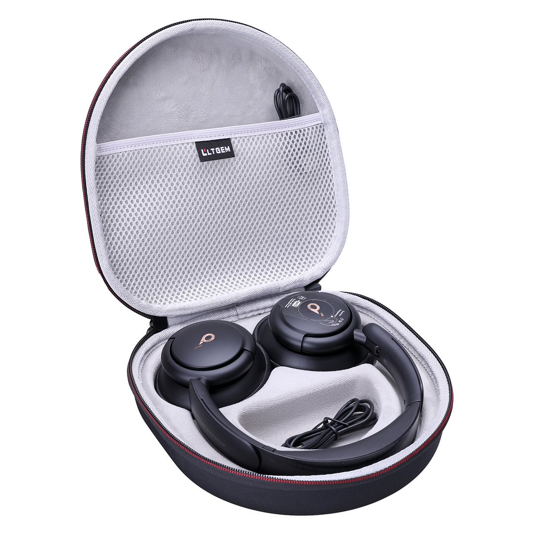 LTGEM Hard Case for Anker Soundcore Life Q20 / Q30 / Q35 Hybrid Active Noise Cancelling Headphones-Protective Carrying Storage Bag