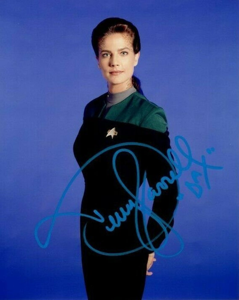 Terry farrell signed autographed star trek deep space nine dax Photo Poster painting